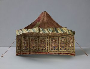 Tente royale fabriquée pour Muhammad Shah (règne 1834-48)