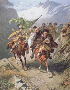 Cosaques du Caucase revenant d