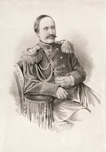 Comte Nikolaï Ignatiev, soldat, homme politique et diplomate russe (gravure)