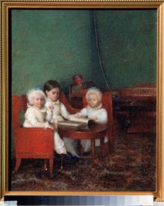 Enfants dans un intérieur