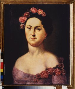 Portrait de la ballerine Avdotia Istomina en Flora