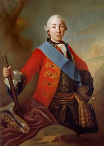 Portrait de Pierre III Fedorovich (1728-1762) tsar russe - School Russian