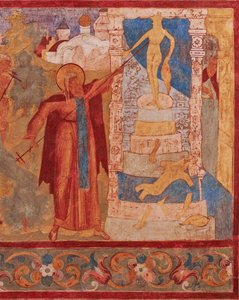 Saint Abraham de Rostov détruit les idoles de Veles