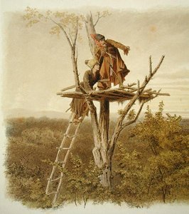 Le Guetteur (lithographie en couleur)