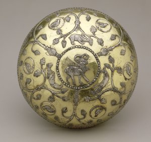 Bol, 6e-7e siècle après J.-C. (argent doré et sculpté) - School Sasanian