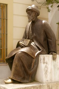 Statue de Moïse Maïmonide (bronze)