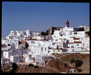 Vue sur Vejer de la Frontera, Andalousie, Espagne - School Spanish