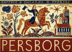 Affiche de tourisme suédois - School Swedish