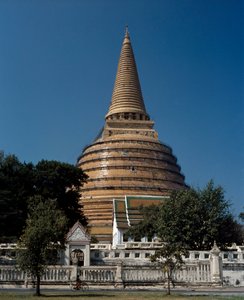 Vue du temple bouddhiste