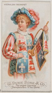 Trompette de héraut, de la série Instruments de musique N82 pour cigarettes Duke - Schumacher and Ettlinger