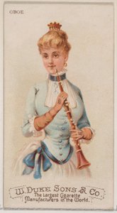 Hautbois, de la série Instruments de musique N82 pour les cigarettes Duke, 1888 - Schumacher and Ettlinger