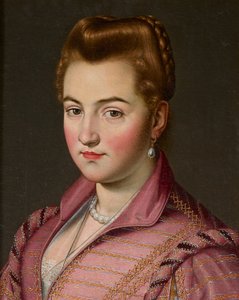 Une dame de la maison de Parme, possiblement Costanza Colonna - Scipione (1550 98) (attr. to) Pulzone