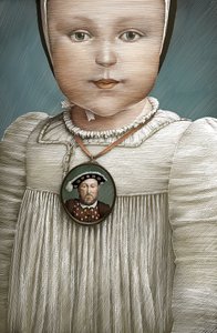 Henry VIII, 2014 (scratchboard, colorisé numériquement) - Scott McKowen