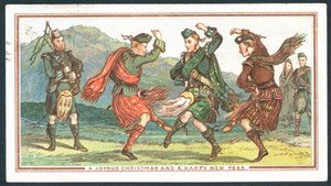Carte de Noël écossaise