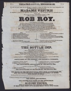 Programme de théâtre pour le Theatre Royal, Édimbourg - Scottish School