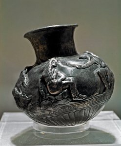 Art scythe : vase rituel en argent du 7ème-6ème siècle av. J.-C.