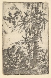 Joachim recevant la promesse de la naissance de la Vierge, 1520