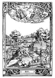 Luna, 1531 - Sebald Beham