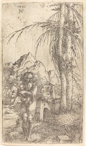 Saint Jérôme dans un paysage - Sebald Beham