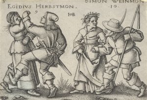 Septembre et Octobre, des Fêtes Paysannes ou les Douze Mois, 1546-47 - Sebald Beham
