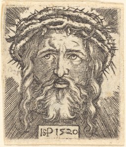 La tête du Christ - Sebald Beham