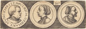 Trois Médailles avec Portraits