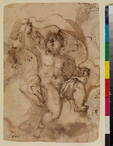 Putto sur un nuage (recto)