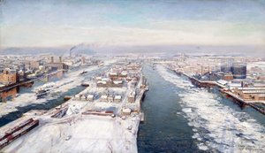 Vue nord du pont de Queensboro