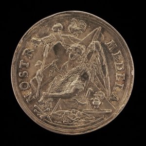 Ange avec les instruments de la Passion [verso], 1631