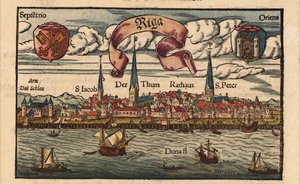 Riga de la Cosmographia, vers 1568