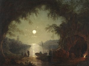 Une crique au clair de lune - Sebastian Pether