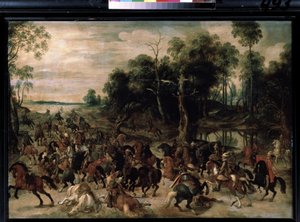 Attaque de cavalerie, vers 1615 - Sebastian Vrancx