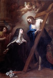 Jésus apparaît à sainte Claire de Montefalco