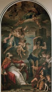 La Vierge en gloire avec l