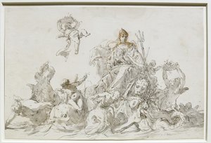 Triomphe de Venise - Sebastiano Ricci