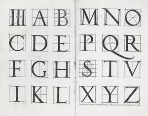 Alphabet de Serlio, 1539