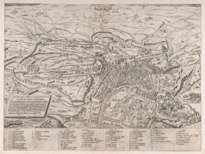 Speculum Romanae Magnificentiae : Vue de Rome depuis le Nord, 1561 - Sebastiano di Re