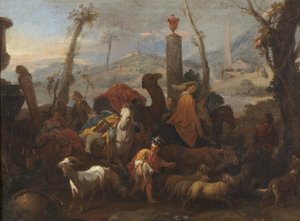 Le voyage de Jacob et la colonne de Béthel, vers 1640