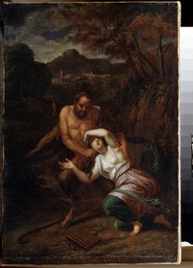 Pan et la nymphe Syrinx - Sébastien Bourdon