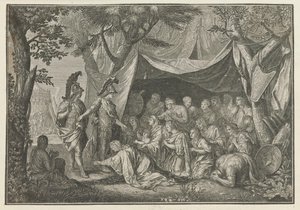 Alexandre le Grand rencontre Stateira, Sisygambis et la famille de Darius