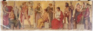"Prométhée modelant le premier homme", composition de l