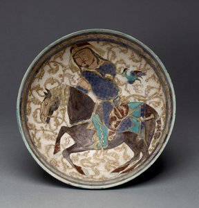 Bol avec prince à cheval d