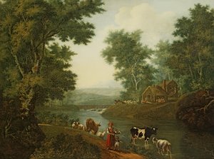 Paysage dans les environs de Saint-Pétersbourg - Semyon Fyodorovich Shchedrin