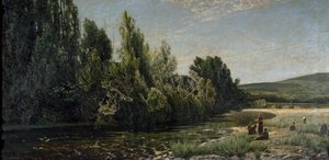 Les rives de la rivière Bormida, Italie