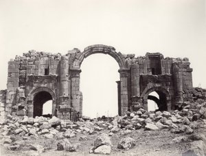 Arc hadrianique à Jerash, 1867 - Sergeant Henry Phillips