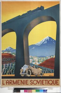 Arménie soviétique (Affiche de la compagnie Intourist)