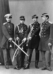 Grands-ducs Alexandre Alexandrovitch et Vladimir Alexandrovitch de Russie, c1870-c1875
