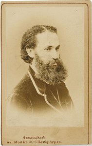Portrait du violoncelliste Karl Yulievich Davidov 1838-1889, vers 1875 - Sergei Lvovich Levitsky