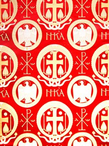 Brocade de la manufacture Olovyanishnikov, début du 20e siècle