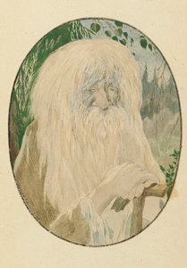 Leshy. Illustration du poème Ruslan et Ludmila par A. Pouchkine, 1921-1926